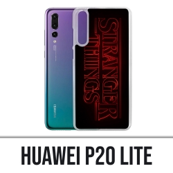 Huawei P20 Lite case - Stranger Things Logo