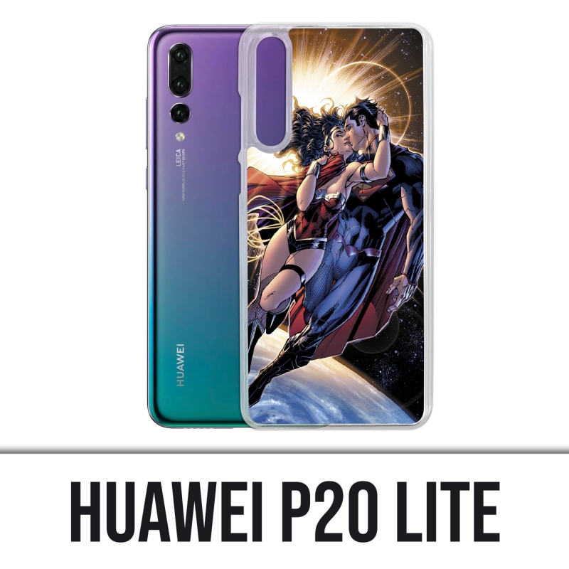 Custodia Huawei P20 Lite - Superman Wonderwoman