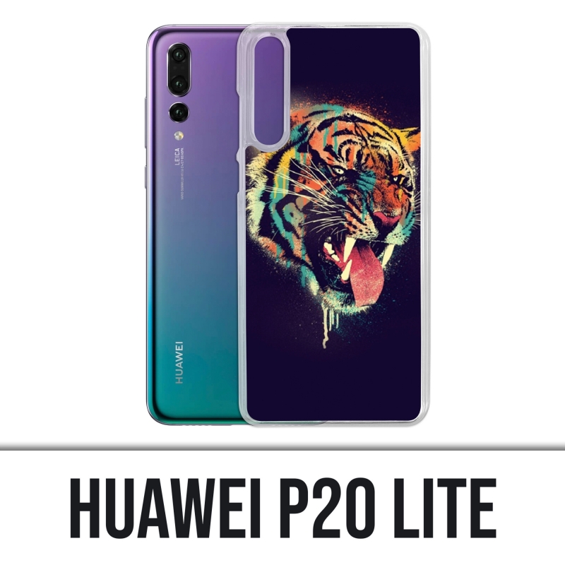 Coque Huawei P20 Lite - Tigre Peinture