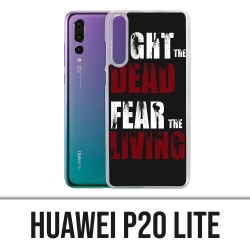 Custodia Huawei P20 Lite - Walking Dead Fight The Dead Fear The Living