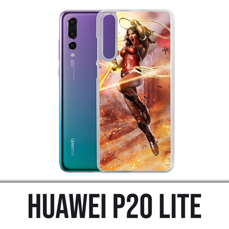 Custodia Huawei P20 Lite - Wonder Woman Comics