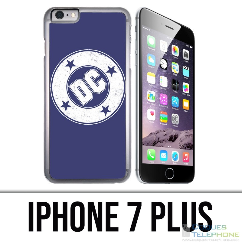 Custodia per iPhone 7 Plus - logo vintage Dc Comics