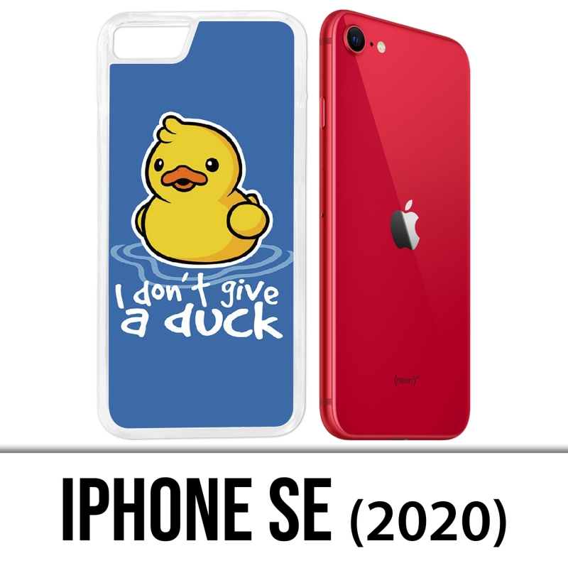 Coque iPhone SE 2020 - I Dont Give A Duck