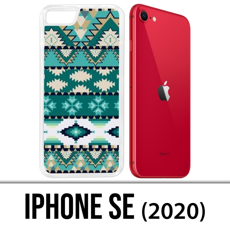 Custodia iPhone SE 2020 - Azteque Vert