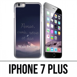 Coque iPhone 7 PLUS - Disney Citation Pense Crois Reve