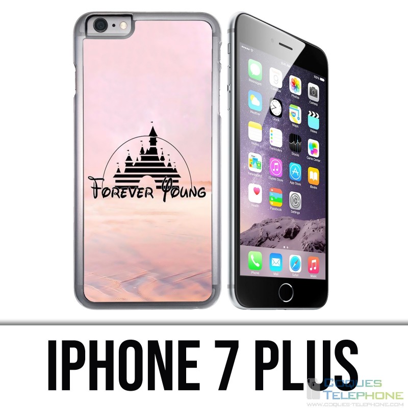 Coque iPhone 7 PLUS - Disney Forver Young Illustration