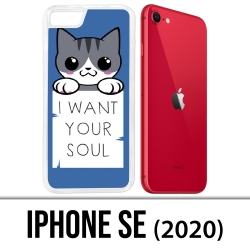 Coque iPhone SE 2020 - Chat...