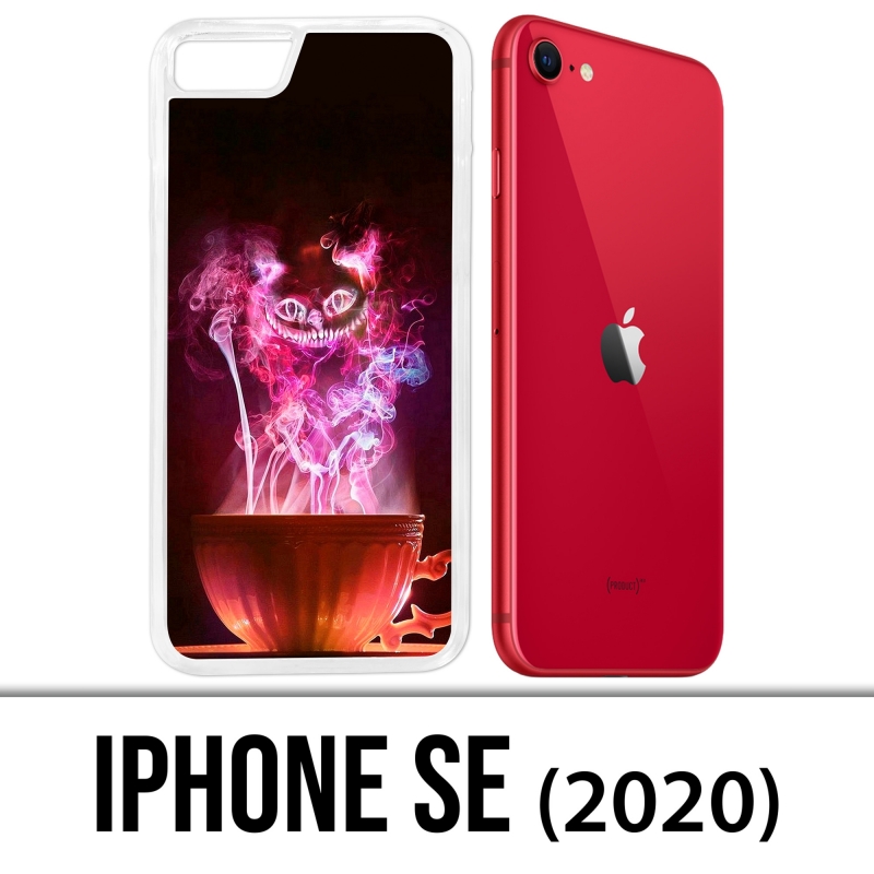 Custodia iPhone SE 2020 - Chat Tasse Alice Au Pays Des Merveilles