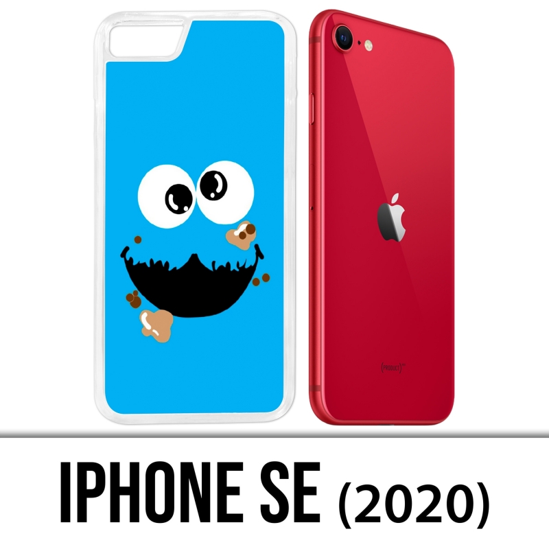 Coque iPhone SE 2020 - Cookie Monster Face