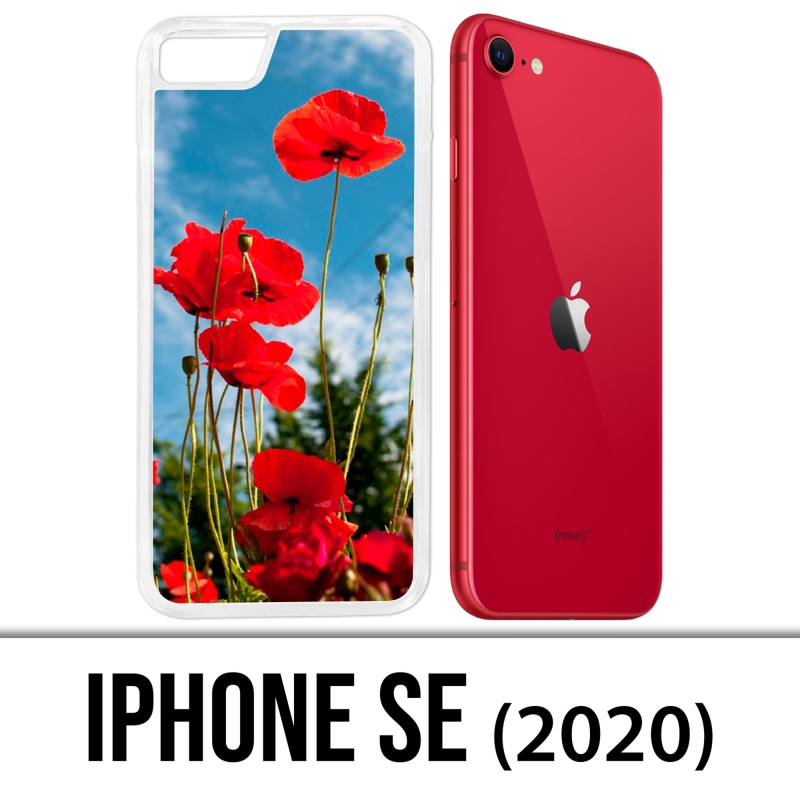 Funda iPhone 2020 SE - Coquelicots 1