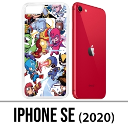 Custodia iPhone SE 2020 - Cute Marvel Heroes