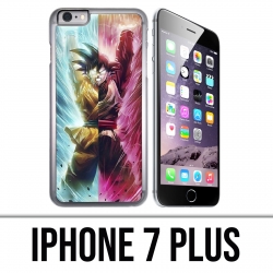 Funda iPhone 7 Plus - Dragon Ball Black Goku Cartoon