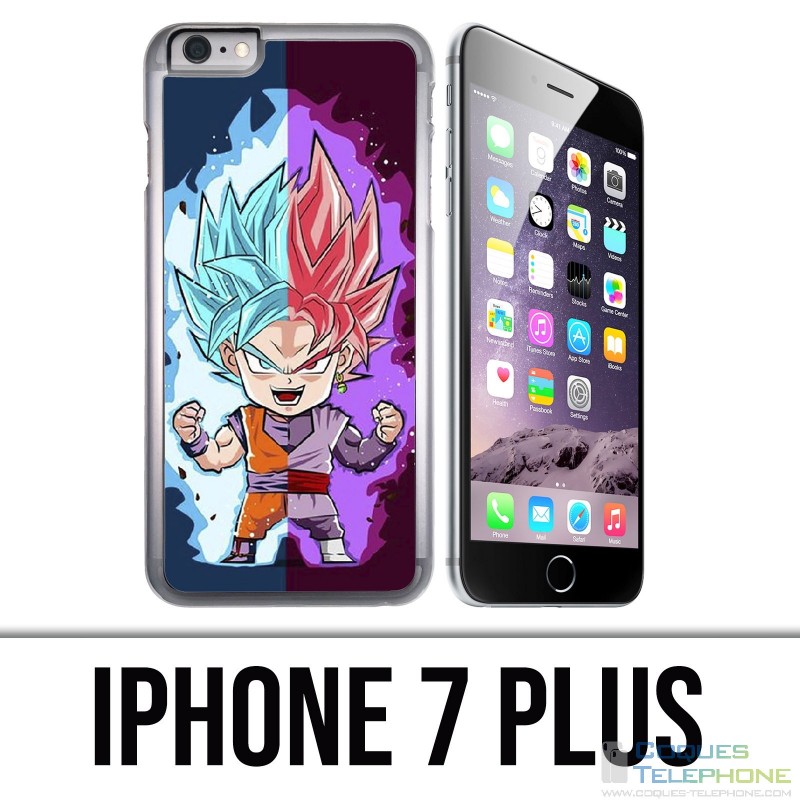 Custodia per iPhone 7 Plus: Dragon Ball Black Goku