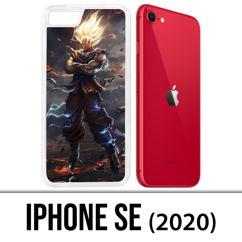 Coque iPhone SE 2020 - Dragon Ball Super Saiyan