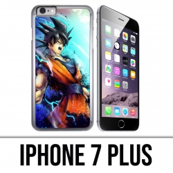 Coque iPhone 7 PLUS - Dragon Ball Goku Couleur