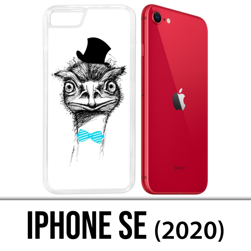 Coque iPhone SE 2020 - Funny Autruche