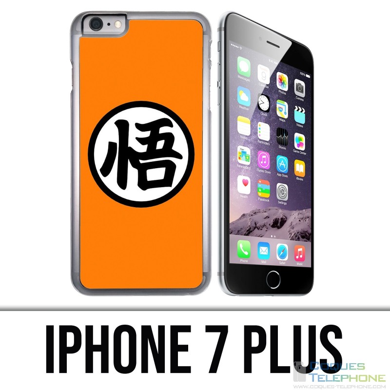 Custodia per iPhone 7 Plus - Logo Dragon Ball Goku