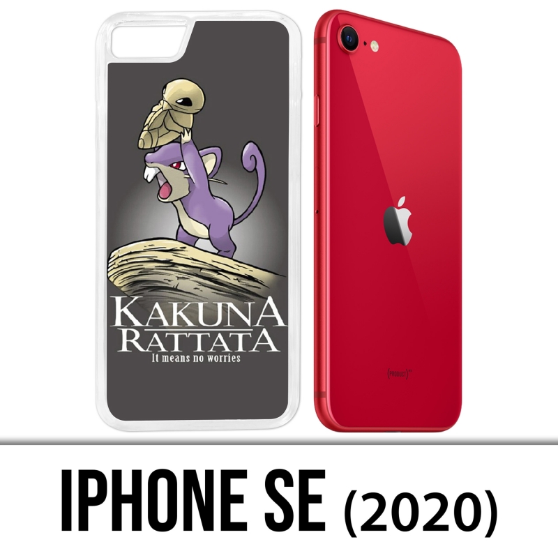 Custodia iPhone SE 2020 - Hakuna Rattata Pokémon Roi Lion