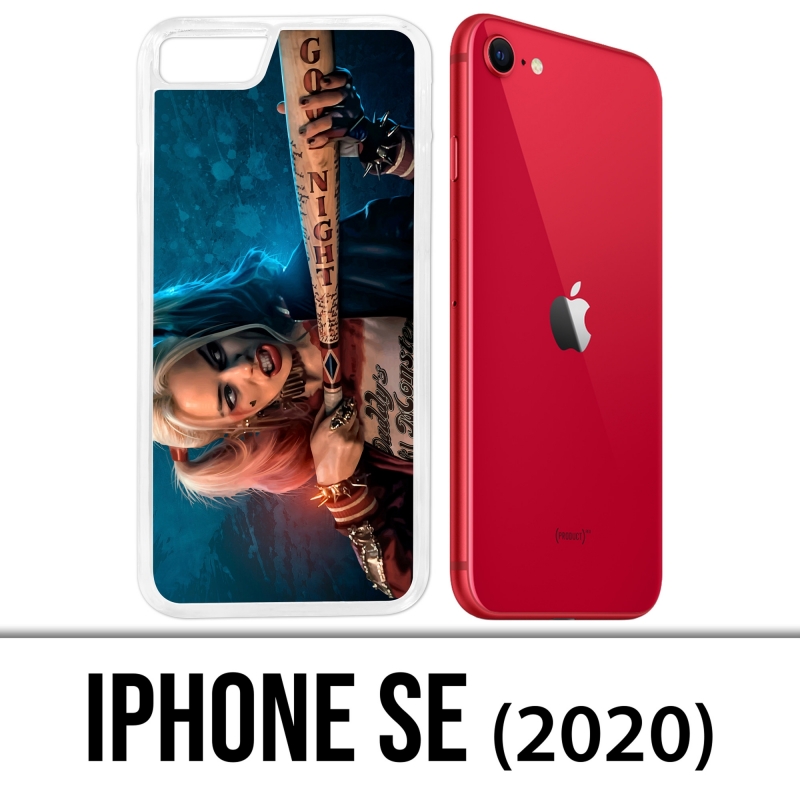 Coque iPhone SE 2020 - Harley-Quinn-Batte