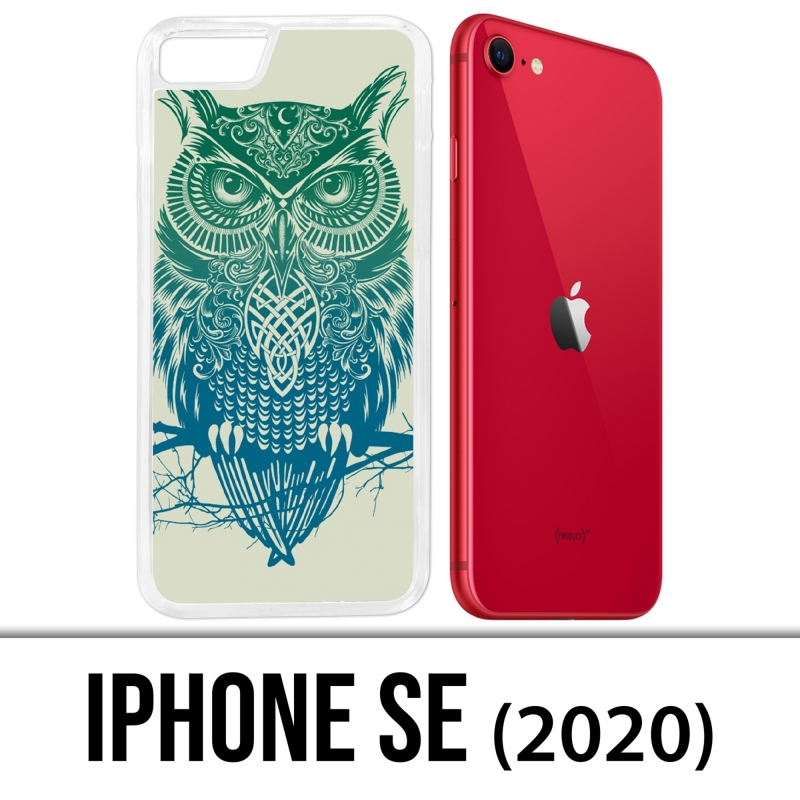 IPhone SE 2020 Case - Hibou Abstrait