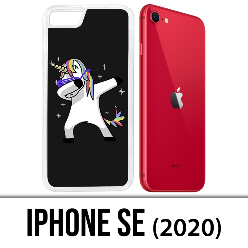 Coque iPhone SE 2020 - Licorne Dab