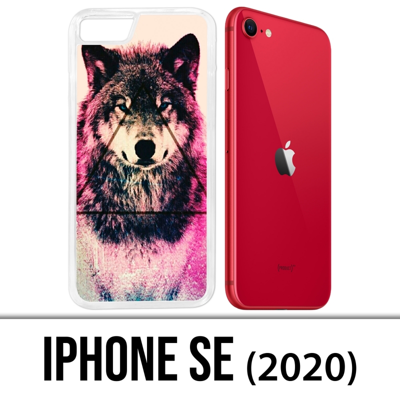 Custodia iPhone SE 2020 - Loup Triangle