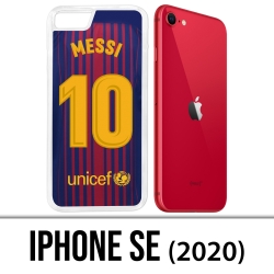 Coque iPhone SE 2020 - Messi Barcelone 10