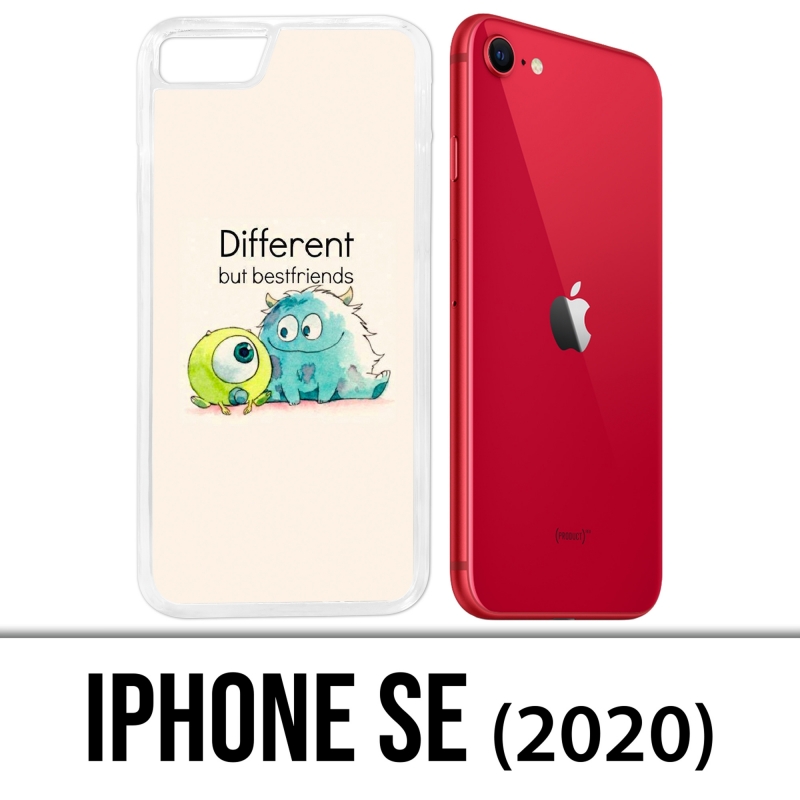Coque iPhone SE 2020 - Monstre Cie Best Friends