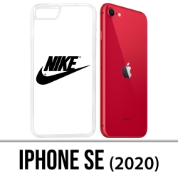 Coque iPhone SE 2020 - Nike Logo Blanc