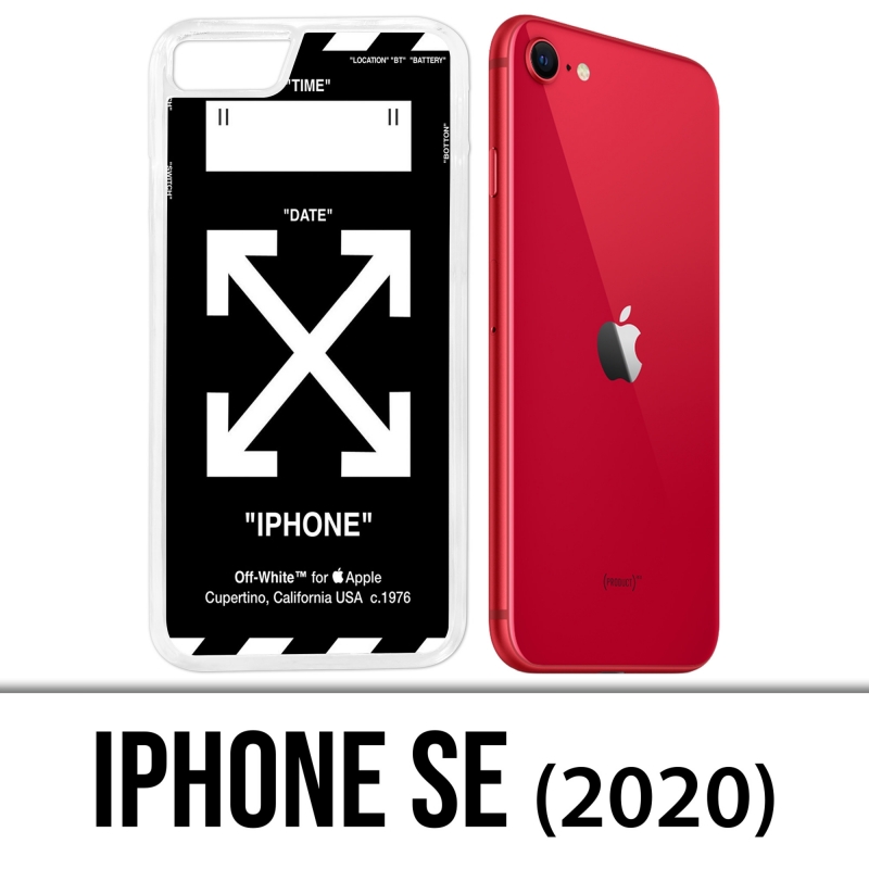 Funda iPhone 2020 SE - Off White Noir