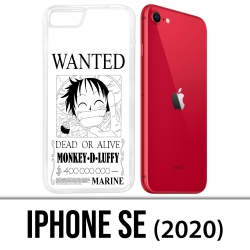 Coque iPhone SE 2020 - One Piece Wanted Luffy