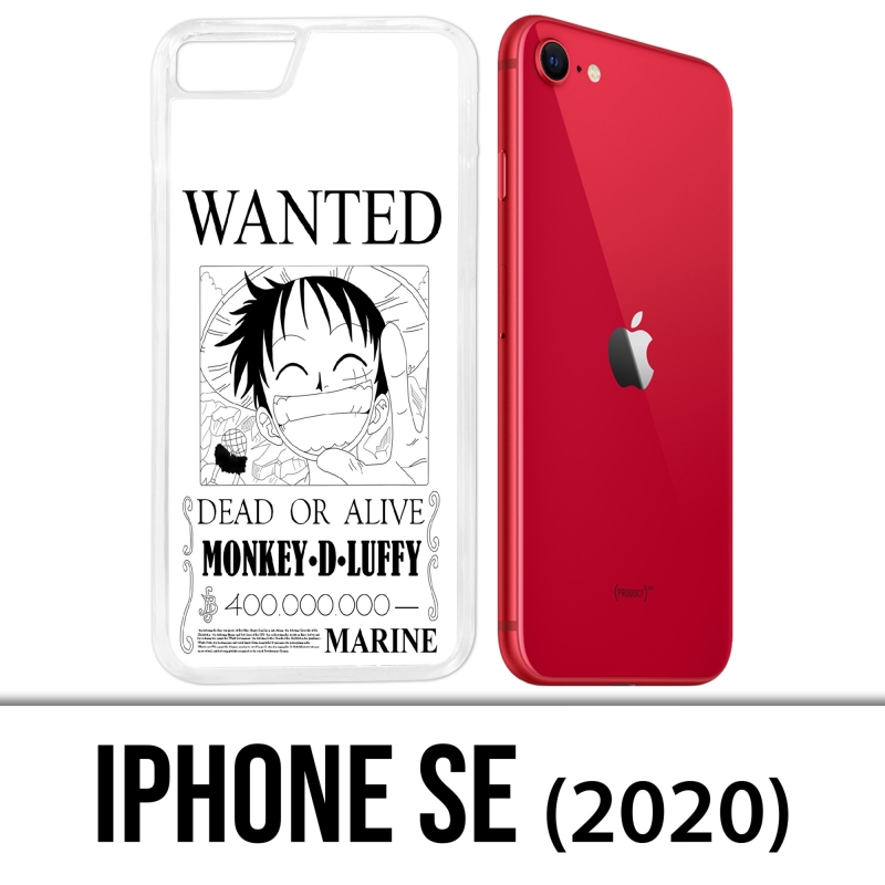 Funda iPhone 2020 SE - One Piece Wanted Luffy