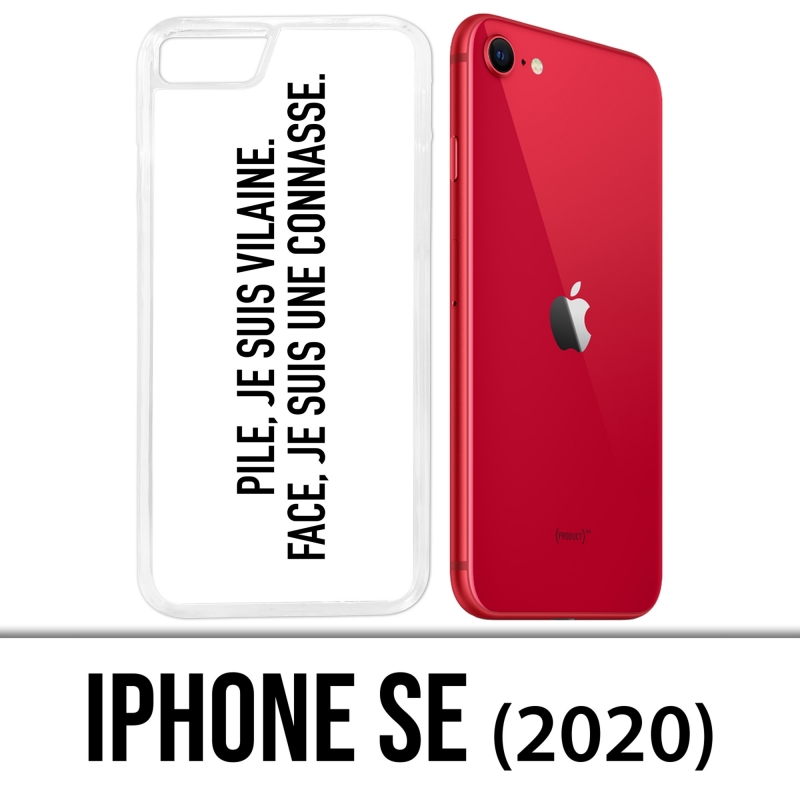 Funda iPhone 2020 SE - Pile Vilaine Face Connasse