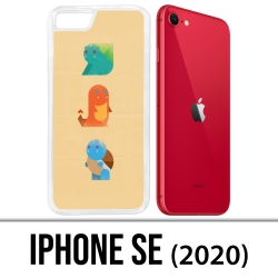 Coque iPhone SE 2020 - Pokemon Abstrait