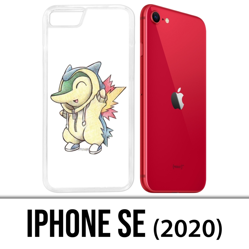 Coque iPhone SE 2020 - Pokémon Bébé Héricendre