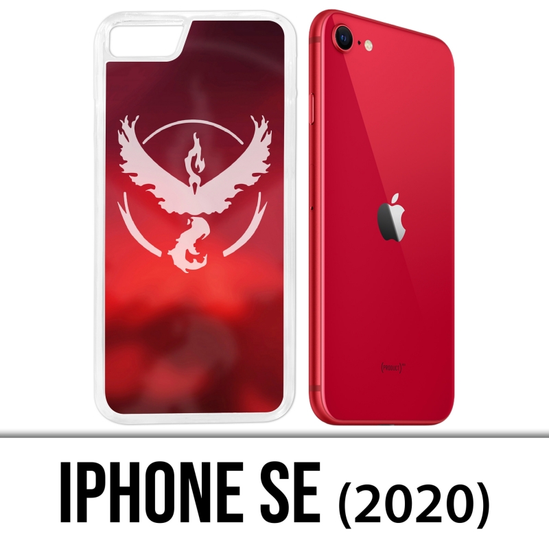 iPhone SE 2020 Case - Pokémon Go Team Rouge Grunge