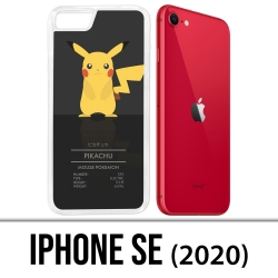 Coque iPhone SE 2020 - Pokémon Pikachu Id Card