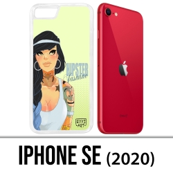 Coque iPhone SE 2020 - Princesse Disney Jasmine Hipster