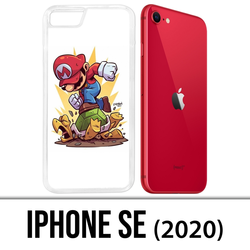 Funda iPhone 2020 SE - Super Mario Tortue Cartoon