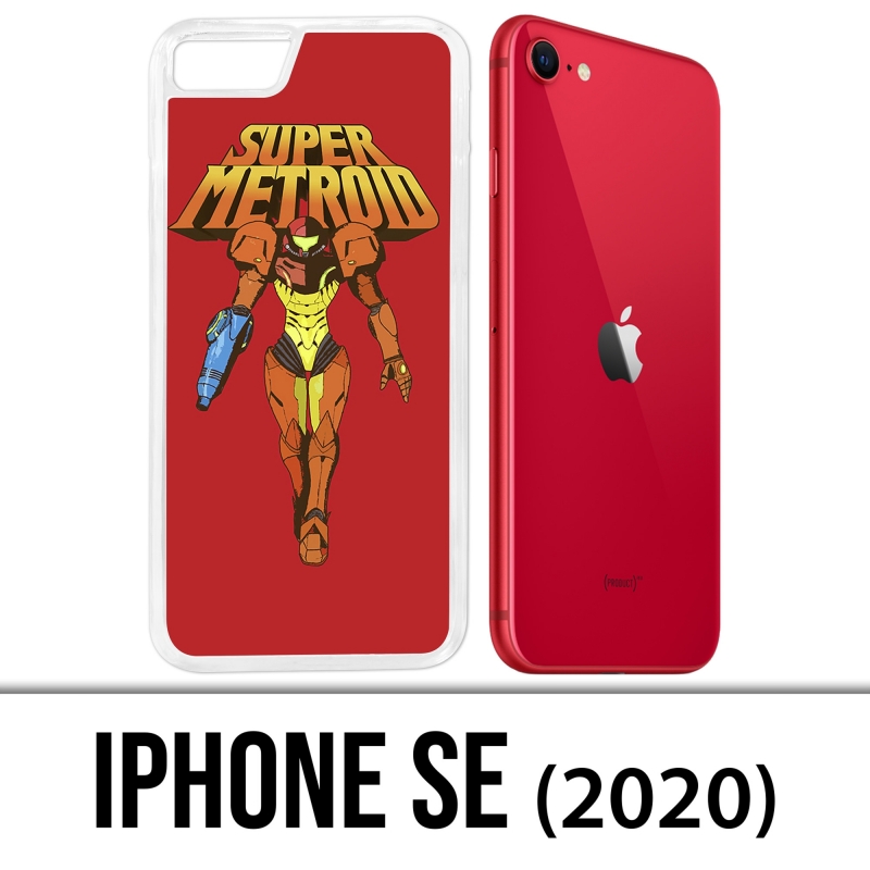Coque iPhone SE 2020 - Super Metroid Vintage