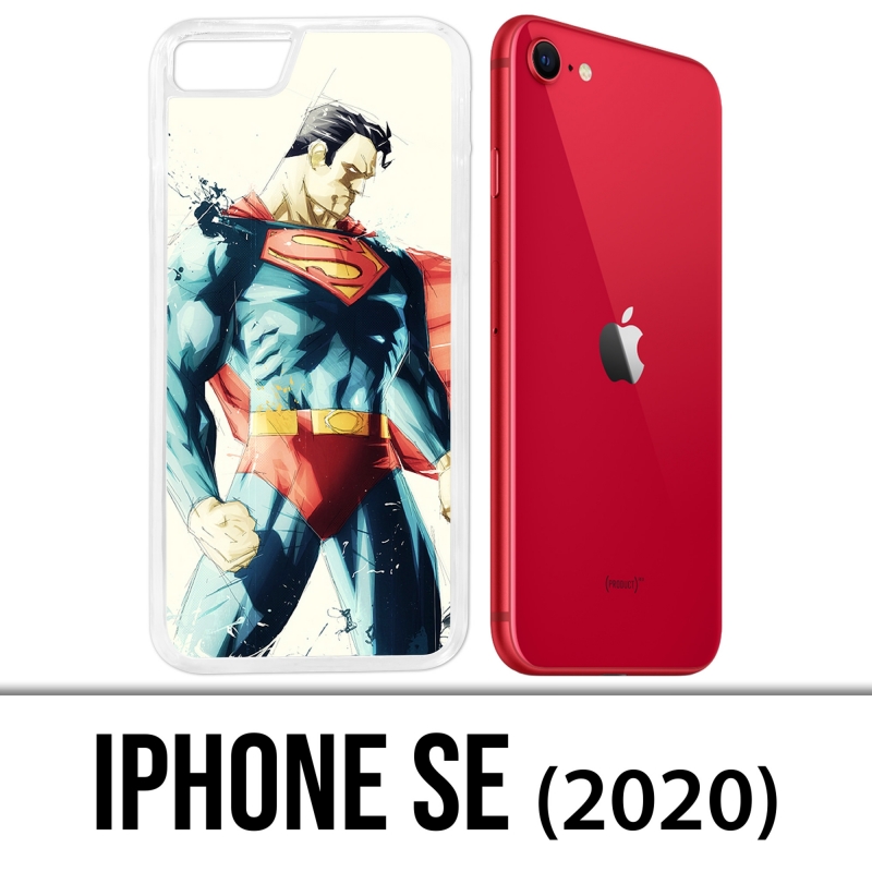 Custodia iPhone SE 2020 - Superman Paintart