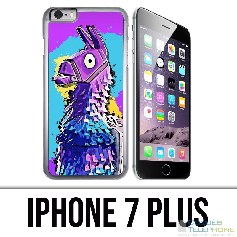 Custodia per iPhone 7 Plus - Fortnite Lama