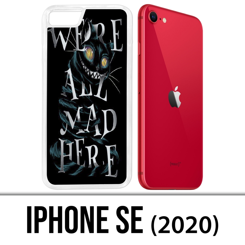 Custodia iPhone SE 2020 - Were All Mad Here Alice Au Pays Des Merveilles