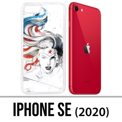 Coque iPhone SE 2020 - Wonder Woman Art