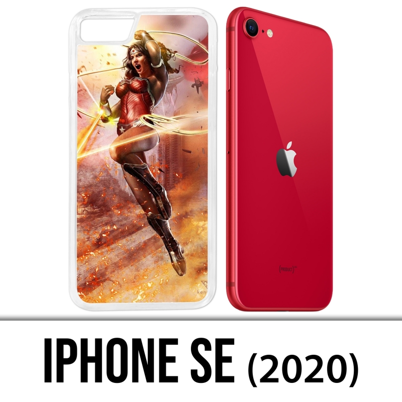 Coque iPhone SE 2020 - Wonder Woman Comics