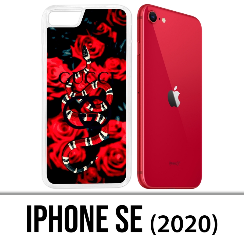 Funda iPhone 2020 SE - Gucci snake roses