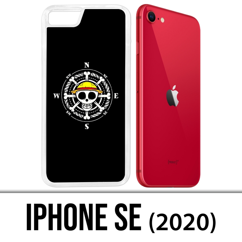Funda iPhone 2020 SE - One Piece logo boussole