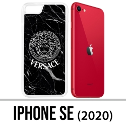 iPhone SE 2020 Case - Versace marbre noir