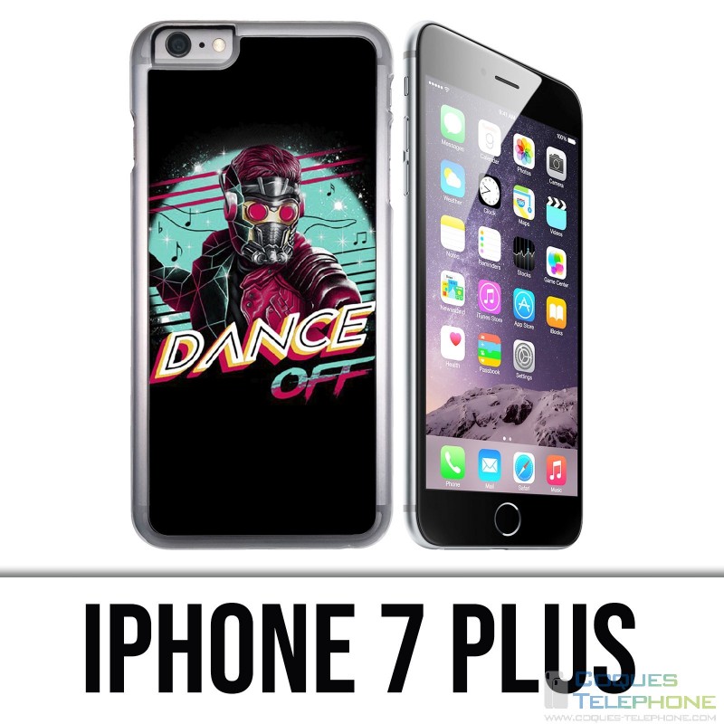 Coque iPhone 7 PLUS - Gardiens Galaxie Star Lord Dance
