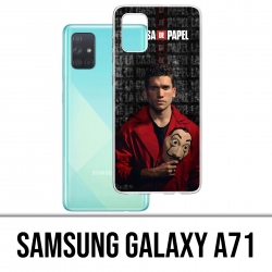 Custodia per Samsung Galaxy A71 - La Casa De Papel - Maschera Denver